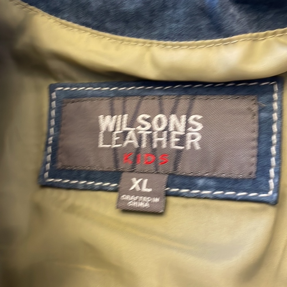 **BACK TO SCHOOL SALE**KIDS WILSON suede leather jacket - Picture 16 of 16